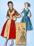1950s Vintage Mail Order Sewing Pattern 3029 Uncut Teen Misses Jumper Dress 29B