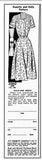 Fashion Service 3060: 1950s Ladies Shirtwaist Dress 39 B Vintage Sewing Pattern - Vintage4me2