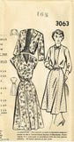 1950s Vintage Mail Order Sewing Pattern 3063 Uncut Misses Dress & Bolero Sz 35 B