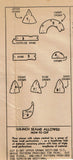 Mail Order 3095: 1940s Misses Hat in 3 Styles Fits All Vintage Sewing Pattern
