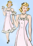 1930s Original Vintage Mail Order Pattern 3158 Uncut Misses Princess Slip Sz 34B - Vintage4me2