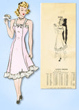 1930s Original Vintage Mail Order Pattern 3158 Uncut Misses Princess Slip Sz 34B - Vintage4me2