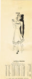 1930s Original Vintage Mail Order Pattern 3158 Uncut Misses Princess Slip Sz 34B - Vintage4me2