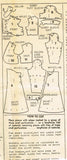 1930s Original Vintage Mail Order Pattern 3168 Uncut Misses Dress & Bolero 35 B