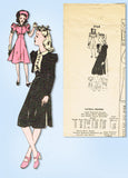 1930s Original Vintage Mail Order Pattern 3168 Uncut Misses Dress & Bolero 35 B