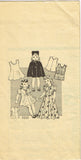 1930s Original Vintage Mail Order Sewing Pattern 3233 Rare 18in Doll Clothes Set