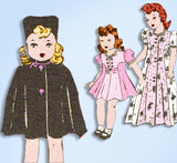 1930s Original Vintage Mail Order Sewing Pattern 3233 Rare 18in Doll Clothes Set