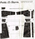 1950s Original Vintage Mail Order Pattern 329 Uncut Misses Wiggle Dress Sz 34 B