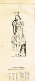 1930s Vintage Mail Order Sewing Pattern 3313 Uncut Misses Evening Gown Size 35 B