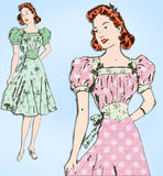 1930s Vintage Mail Order Sewing Pattern 3313 Uncut Misses Evening Gown Size 35 B