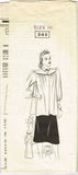 Mail Order 342: 1930s Misses Maternity Smock & Slip 34 B Vintage Sewing Pattern