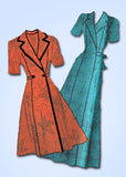 1940s Vintage Mail Order Sewing Pattern 3470 Uncut Misses Housecoat Sz 14 32B - Vintage4me2