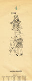 1940s Original Vintage Mail Order Pattern 3533 Easy Uncut Toddler Girls Dress 4