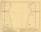1940s Vintage Mail Order Sewing Pattern 3700 WWII Misses Evening Gown Sz 12 30B - Vintage4me2