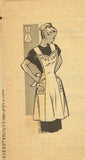 1940s Vintage Mail Order Sewing Pattern 3748 Misses Princess Apron Sz 36 38 Bust
