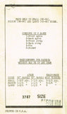 Mail Order 3787: 1940s Misses Feedsack Apron Sz 36-38 B Vintage Sewing Pattern