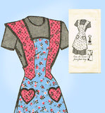 Mail Order 3787: 1940s Misses Feedsack Apron Sz 36-38 B Vintage Sewing Pattern - Vintage4me2