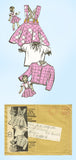 1950s Original Vintage Mail Order Sewing Pattern 3788 Toddler Girls Suit Size 6