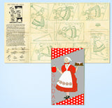 1930s Original Vintage Mail Order Embroidery Transfer 3826 Uncut Dutch Girl DOW