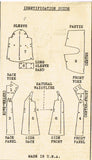 1930s Original Vintage Anne Adams Pattern 4170 Toddler Girls Bloomer Dress Sz 6