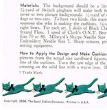 1930s Spool Cotton 429 Uncut Cuddle Toys Cat & Dog Embroidery Transfer Patterns