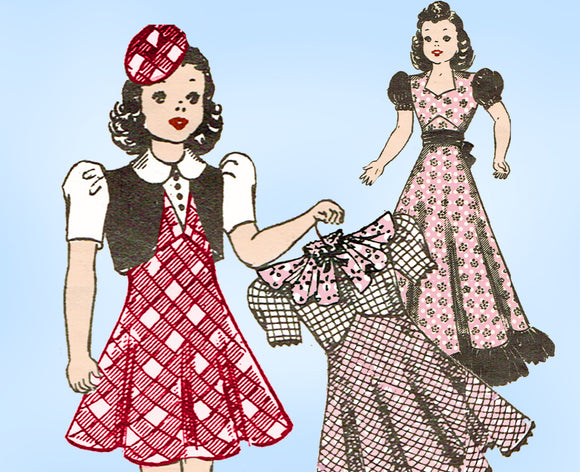 Anne Adams 4311: 1930s 20 Inch Doll Clothes Set Original Vintage Sewing Pattern - Vintage4me2