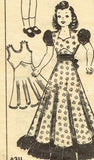 Anne Adams 4311: 1930s 20 Inch Doll Clothes Set Original Vintage Sewing Pattern - Vintage4me2