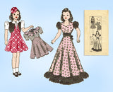 Anne Adams 4311: 1930s 20 Inch Doll Clothes Set Original Vintage Sewing Pattern - Vintage4me2