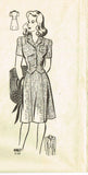 1940s Vintage Anne Adams Sewing Pattern 4467 Misses WWII Suit Size 12 30B - Vintage4me2