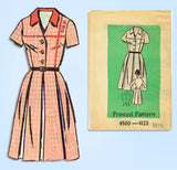 1960s Vintage Anne Adams Sewing Pattern 4500 Uncut Misses Shirtwaist Dress 35 Bust
