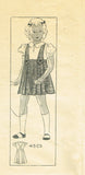 1930s Vintage Anne Adams Sewing Pattern 4503 Toddler Girls Skirt & Blouse Size 6