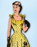 1950s Original Vintage Anne Adams Pattern 4506 Misses Princess Sun Dress Sz 30 B