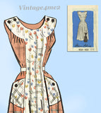 Anne Adams 4523: 1950s Pretty Misses Sun Dress Sz 38 B Vintage Sewing Pattern