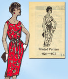 1960s Vintage Anne Adams Sewing Pattern 4526 Uncut Misses Sheath Dress Size 34 B - Vintage4me2