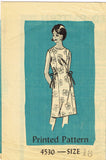 1960s Original Vintage Anne Adams Pattern 4530 Uncut Dress w Side Ties 38 Bust