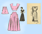 Anne Adams 4539: 1950s Misses 3 Piece Playsuit Size 32 B Vintage Sewing Pattern