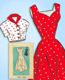 1950s Vintage Anne Adams Sewing Pattern 4543 Misses Princess Cut Sun Dress 36 B