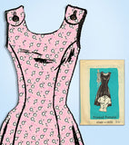 1950s Vintage Anne Adams Sewing Pattern 4549 Uncut Misses Jumper Dress Size 36 B