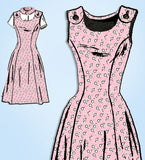 1950s Vintage Anne Adams Sewing Pattern 4549 Uncut Misses Jumper Dress Size 36 B