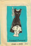 1950s Vintage Anne Adams Sewing Pattern 4549 Uncut Misses Jumper Dress Size 36 B