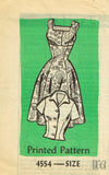 1950s Vintage Anne Adams Sewing Pattern 4554 Misses Dress & Jacket Size 36 Bust