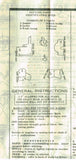 1940s Vintage Anne Adams Sewing Pattern 4561 Toddler Girls Jumper Dress Size 5