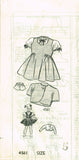 1940s Vintage Anne Adams Sewing Pattern 4561 Toddler Girls Jumper Dress Size 5
