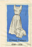 1950s Vintage Anne Adams Sewing Pattern 4580 Uncut Misses Sun Dress Size 39 Bust