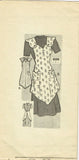 1940s Original Vintage Anne Adams Pattern 4599 Misses Farm Kitchen Apron Sz LRG