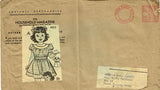 1940s Original Vintage Anne Adams Pattern 4602 Charming Toddler Girls Dress Sz 4