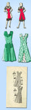 1940s Vintage Anne Adams Sewing Pattern 4608 Uncut Misses WWII Apron Sz 32-34 B - Vintage4me2