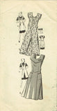 1940s Vintage Anne Adams Sewing Pattern 4608 Uncut Misses WWII Apron Sz 32-34 B - Vintage4me2