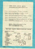 1950s Original Vintage Anne Adams Pattern 4623 Misses Cocktail Apron Set Sz Med