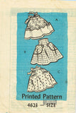1950s Original Vintage Anne Adams Pattern 4623 Misses Cocktail Apron Set Sz Med